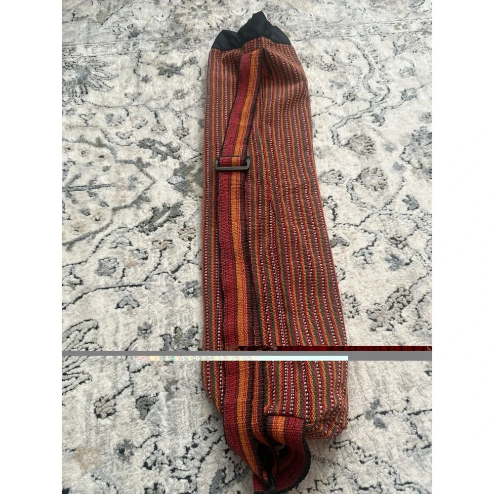 Cotton Blend Hemp Yoga Mat Carrier Bag Adjustable Strap Yoga Mat Carrier Gym Bag